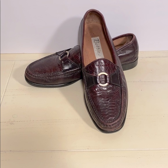 Bottino Italian Genuine Peacock & Leather Loafers main image 7